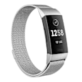 Miniatyrbild 2 av 6: SKALO Milanese Loop för Fitbit Charge 3/4 - Flera färger silver 49