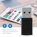 Pikkukuva 5 / 7: 2kpl USB 3.0 A uros - USB-C 3.1 tyyppi C naaras OTG datalatausadapterimuunnin musta