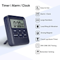 Miniatyrbilde 2 av 4: Digital timer med 3 i 1 klokke/alarmklokkefunksjon, magnetisk