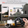 Miniatyrbild 4 av 7: 6-i-1 Minneskortläsare, Typ C-adapter, TF SD, USB C, Macbook Huawei Samsung Xiaomi OTG-förstärkare är Compact Flash 2 in 1