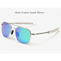 Miniatyrbillede 1 af 6: Moderne Sorte American Army MILITÆR Polariserende Pilot Solbriller Mænd Mærke Amerikanske Optical Polariserende Solbriller Oculos De Sol Green