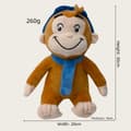 Amerikansk Applause Curious George plyschleksaksfigur 30cm brown monkey