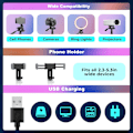 Miniatyrbillede 2 af 4: Ring Light Tripod 12\" 170 cm UBEESIZE-XF15-