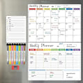 Miniatyrbillede 1 af 5: Tør kalender, magnetisk køleskabskalender, månedskalender, (månedlig, ugentlig og daglig)