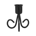 Nordic Retro Geometric Iron Candlestick Aromatherapy Candle Holder Black Home Decor-FF-