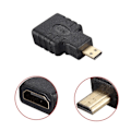 Miniatyrbild 4 av 4: Gold Plated Micro-HDMI to HDMI Adapter black 11
