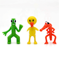 Miniatyrbillede 2 af 4: 12 stk. Regnbuevenner Actionfigurer Legetøj Dreng Julegaver - Høj kvalitet