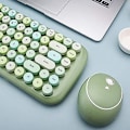 Pikkukuva 3 / 3: Mofii Langaton Mini Candy Näppäimistö ja Hiiri Yhdistelmäsetti Sekaväri 2.4g Green