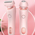 Miniatyrbilde 7 av 11: 2-i-1 Bikini Trimmer Elektrisk Barbermaskin for Kvinner, Silky Glide Pro Hårfjerning for Barbering av Ben, Armer, Armhuler og Ansikt Blue