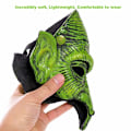 Miniatyrbild 3 av 5: Häxmask Grön Goblin Mask Halloween Karneval Fest Kostym