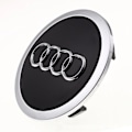 Pikkukuva 4 / 4: Keskikupit AUDI 60mm 4 kpl Harmaa kromireunuksella Harmaa kromireunuksella_Paris Gray kromireunuksella Gray with chrome edge 80