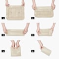 Pikkukuva 4 / 4: Packkuber Matkalaukun Pakkausjärjestäjät Meikkilaukku Set (7 kpl)