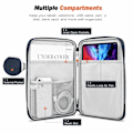 Miniatyrbillede 3 af 5: 9-11\" taske med sidelomme kompatibel med iPad Pro 11 M2 2022-2018/iPad 10 10.9 2022/iPad Air 5 10.9\" 2022/Air 4 10.9
