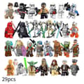 29 st Star Wars Minifigurer Actionfigurer Byggklossar Barnleksaker-FF-