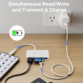 Miniatyrbild 3 av 7: 6-i-1 Minneskortläsare, Typ C-adapter, TF SD, USB C, Macbook Huawei Samsung Xiaomi OTG-förstärkare är Compact Flash 2 in 1