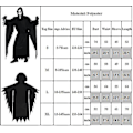 Pikkukuva 2 / 4: Lasten Scream Cosplay -asu Kummitus Lapset Fancy Dress -asu Wi 10-12 Years