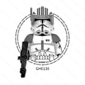 Miniatyrbild 4 av 7: SW Rymdkriget Darth Mini Actionfigurer Klonsoldat Droider Jedi Anakin Skywalker Byggklossar i Plast Set Barnpresent G0063-Count Dooku