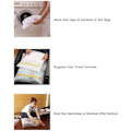 Miniatyrbilde 2 av 3: Vaskenett Vaskeposer For Vaskemaskin Vask Vaskepose Vaskepose For Delikate Bluser Sko BH Undertøy Baby Vaskepose 5 Sett-XF3-