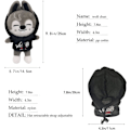 Miniatyrbilde 3 av 5: Søte Stray Kids plysj, 9,8 tommer Kawaii Skzoo plysjleker, Kreative myke fylte tegneserie plysjleker gaveleker for barnfans