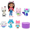 Miniatyrbillede 1 af 5: Gabby's Dollhouse, Deluxe figurset med 7 leksagsfigurer og overraskelsestilbehør, legetøj til børn fra 3 år