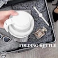Miniatyrbillede 4 af 5: Foldbar elkedel 0,6L rejsekoger i silikone Foldbar