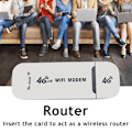 Miniatyrbillede 1 af 7: Praktisk wifi-adapter 150mbps Modem Stick Mini Udendørs