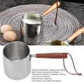 Miniatyrbillede 7 af 9: Smeltedigel 450 ml Induktion Rustfrit Stål med Træhåndtag