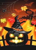 30x40cm 5D DIY Diamantmålning Full, Halloween-serie#M, DIY Diamant Strass-FF-