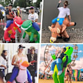 Miniatyrbillede 4 af 5: Oppustelig dragt - Polyester, Usædvanlig, Premium kvalitet, Voksenstørrelse, Behagelig at have på, Holdbar