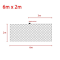 Miniatyrbillede 2 af 4: XMTECH 6 x 2 m lysnet - varm hvid 280 LED - IP44 lysnet med 8 lystilstande -XF3-