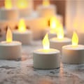 Miniatyrbild 2 av 3: Flamlösa ljus - 12 laddningsbara LED-blinkande värmeljus