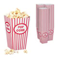 Popcornpussit, 72 kpl, punainen/valkoinen 1520