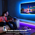 Miniatyrbillede 7 af 9: Fleksibel 10m RGB LED-strip / Lysslange / LED-Strip Bluetooth APP Multicolor multifärg