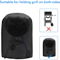 Miniatyrbillede 2 af 5: Grilldækken, vandtæt beskyttende overtræk til gasgrill, 70 x 75 cm, sort-XF7-