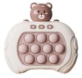 BRUN BJÖRN Pop It Spel - Pop It Pro Ljusspel Snabbtryck Fidget Spel Brun 250