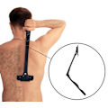 Miniatyrbild 1 av 6: Long and Wide Back Hair Removal Razor Svart Sort