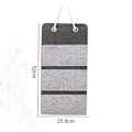 Miniatyrbillede 2 af 6: Filt Opbevaring Hængepose Filt Vægtaske SORT SORT Black Black