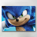 Pikkukuva 1 / 4: Canvas-taulu / Taulu - Sonic the Hedgehog - 40x30 cm - Canvas Multicolor multifärg