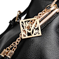 Miniatyrbillede 3 af 5: Dam Handtaske Skulder Crossbody Taske Blødt Læder Stor Taske Dark Blue