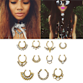 Miniatyrbillede 3 af 5: Berlocker Fake Septum Clicker Krystal Næsering Silver