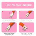 Miniatyrbild 7 av 8: Koreanskt Traditionellt Gonggi-Spel – Stenkastningsspelset - Gonggi Stenkastningsspel Inspirerat av Squid Game 2 (5 st + Bas) Square