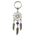 Miniatyrbillede 1 af 3: Nøglering Drømmfänger ROSA/BLÅ Mandala Buddhisme New Age multicolor