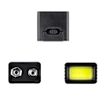 Miniatyrbild 3 av 4: LED-ficklampa 9V brandvarnarbatteri