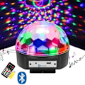 Miniatyrbild 3 av 5: Discolampa med Bluetooth & Högtalare - LED-lampa - RGB Svart