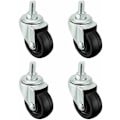 Pikkukuva 1 / 4: 4 kpl 40 mm kumiren pyöriä M8 kierteellä