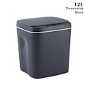 Miniatyrbild 3 av 4: Smart Induktionsstyrd Touch-Soptunna, Självförslutande Självbytande Sopsäck, Automatisk Locköppning fö-XF6- Three-mode Black 12L