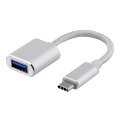 Miniatyrbillede 3 af 3: USB-C 3.1 Gen 1 til USB-A OTG adapter, alu, hvid pose, sølv
