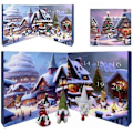 Miniatyrbild 1 av 5: Julkalender med tomtar 2024, julkalender 2024, 24-dagars julkalender med samlarobjekt tomtenissar
