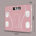 Miniatyrbild 4 av 8: Digital Badrumsvåg Kroppsfett BMI Monitor SVART-XF3-