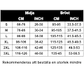Miniatyrbilde 6 av 6: Formende Undertrøye for Menn / Korrigerende - Velg farge! Hvit L White l